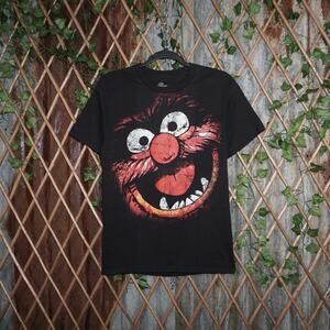 Medium -Vintage Y2K animal big face AOP jumbo muppet t-shirt